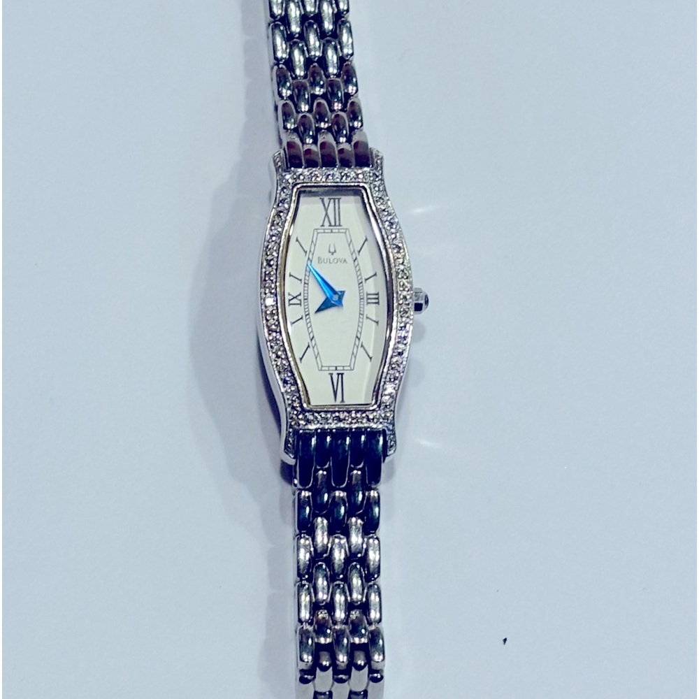 Women’s diamond encrusted watch